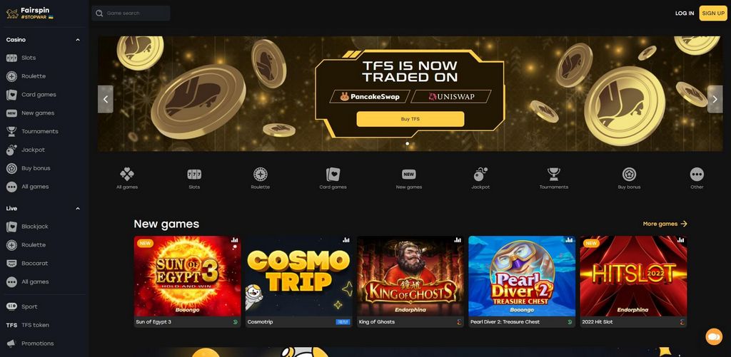 Fairspin Gambling establishment
